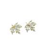 Titanium Steel Maple Leaf Necklace & Earring Set for Women - Versatile Light Luxury Clavicle Chain Jewelry