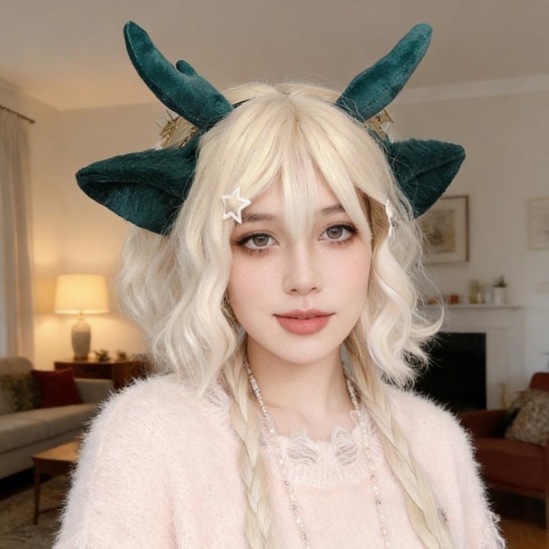 Sada kočičích uší a ocasu pro Role Playing Čelenka Cosplay Pokrývka hlavy pro Cosplay Halloweenskou Party Kostýmové Doplňky