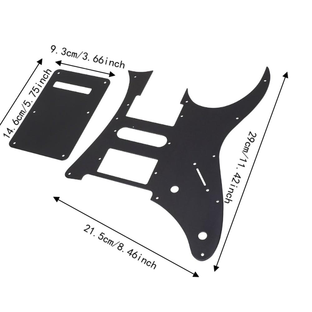 Black Color Humbucker Pickguard PVC Guitar Scratch Plate For Electric Guitar