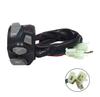 Pair 7/8" Motorcycle Handlebar Switch Assembly Indicator Start Button w/ Light
