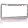 Crystal Stainless Steel Car Frame Plate Bling License Plate License Plate Frame For USA Truck