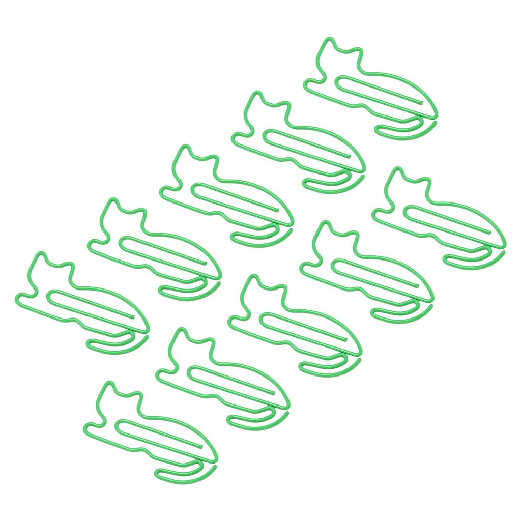 100 Pcs Cute Paper Clips Animal Shaped Fun Bookmark Document Organizing Clips Funny Bookmark Planner Clips