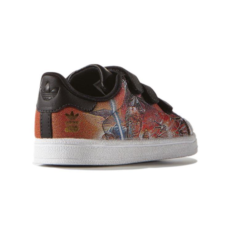 Adidas Star Wars X Originals Superstar Zapatillas de Caminar Cómodas Transpirables de Caña Baja Zapatos de Bebé B24727