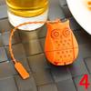 Silicone Owl Loose Tea Infuser Filter Strainer Novelty Perforated Bird Gifts