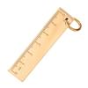 6cm Length 3mm Thickness Mini Brass Ruler Pendants Gift Office School Supplies
