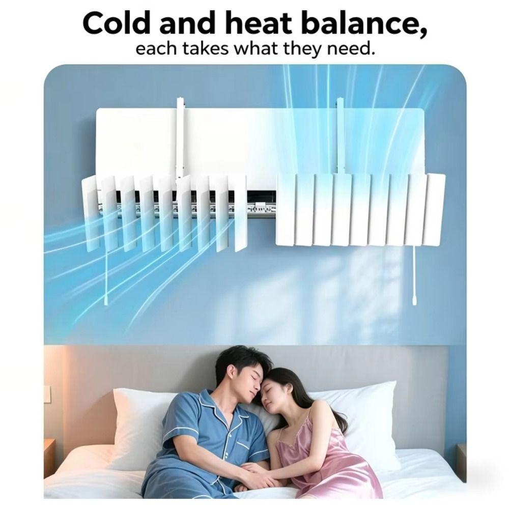 Wall-Mounted Air Conditioner Windshield Adjustable Air Conditioner Outlet Baffle Vent Cover