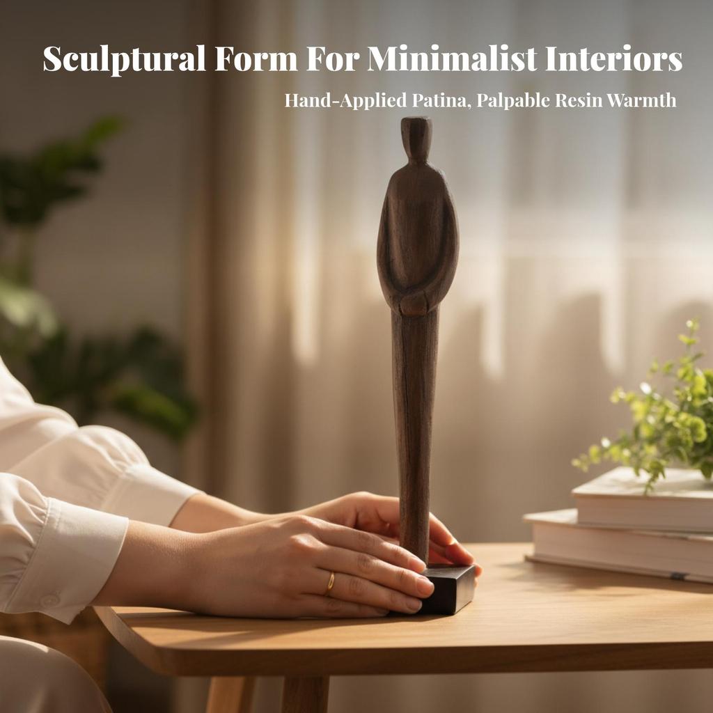 Human Figure Ornament Modern Abstract Sculpture Figurine Artistic Decor