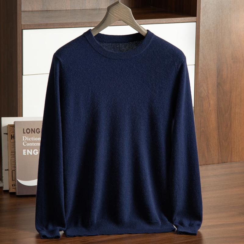 Cashmere Sweater Turtleneck Pullover Thickened Sweater Youth with Warm Cashmere Men Inside