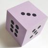 8cm EVA Rounded Corner Foam Dice - Six-Sided, 3.8cm Square