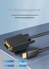 USB 3.1 Type-C To VGA Adapter Cable 1.8m for Phone/Tablet To Projector/TV