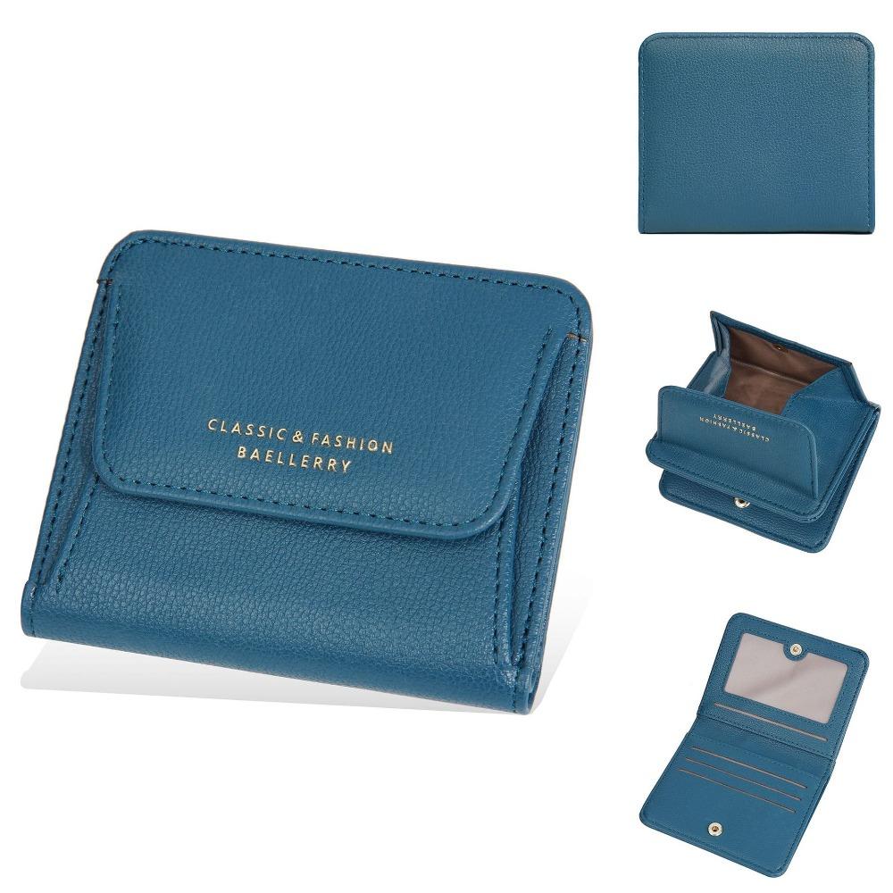 Elegant Women Short Wallet Large Capacity Bank/ID/Credit Card Bag Brand Female Purses  Evening Out