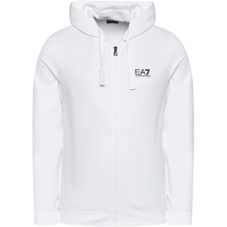 Emporio Armani EA7 Logo Print Hooded Zip Long Sleeve Relaxed High Waist Sports Suit Men Suits 8NPV50-PJ05Z-22BA