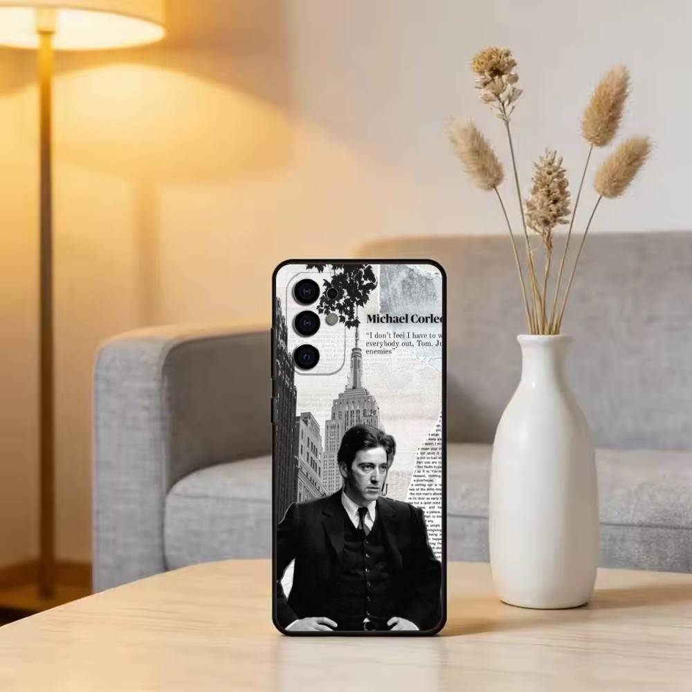 

God-father Pacino Phone Case For Samsung S25,S24,S21,S22,S23,S30,Ultra,S20,Plus,Fe,Lite,Note,10,Black Cover Samsung S22ULTRA5G