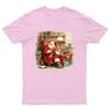 Santa Reading Book Christmas TShirt Unisex Gift Retro Seasonal Funny Xmas