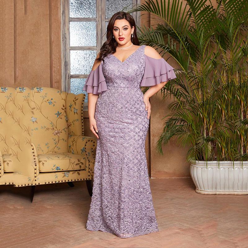 Robe de Soirée Sirène à Paillettes Haut de Gamme pour Femme - Style Socialite Amincissant