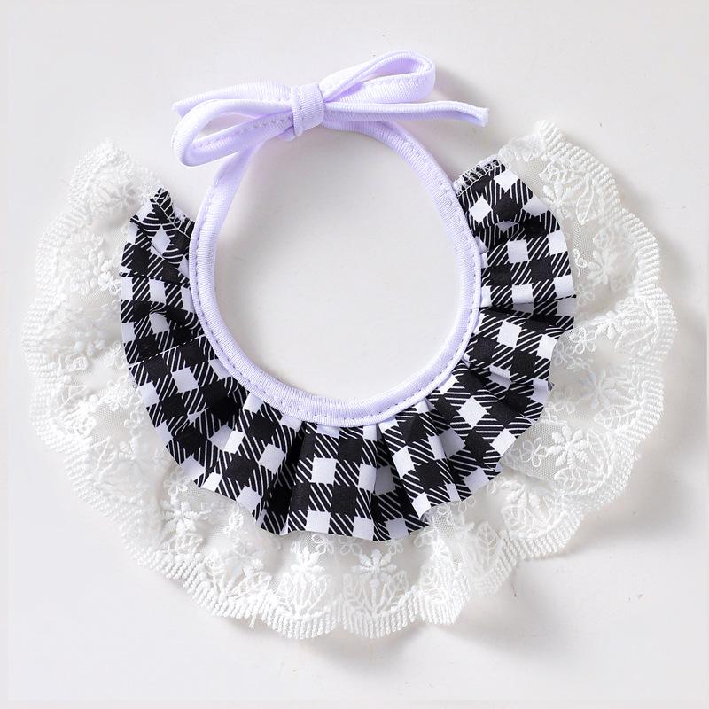 New Cross-Border Pet Bib: Dog Drool Scarf for Small & Medium Breeds, Decorative Cat Accessories