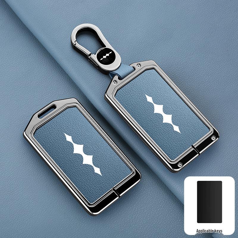 BYD Fangchengbao Metalen NFC Sleutelhanger Shell voor Leopard 5/8, Titanium 3/7 - High-End Bescherming