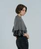 DOLIGRAM Cape Warmer Knit Shawl Gray