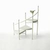 Spiral-Pflanzenständer Bodenstehendes Ausstellungsregal Stilvoll für Wohnungsbewohner