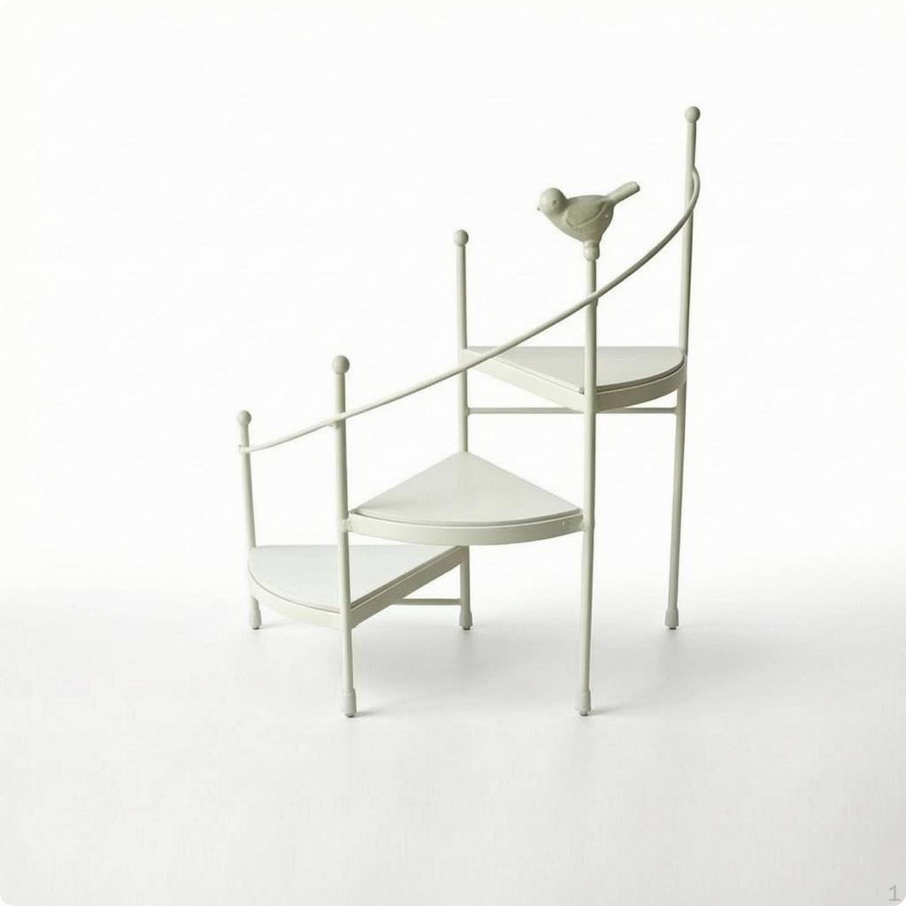 Spiral-Pflanzenständer Bodenstehendes Ausstellungsregal Stilvoll für Wohnungsbewohner