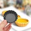 8 Pcs Egg Tart Tray Pie Pans for Baking Mini Roaster Hand Molds Carbon Steel Cupcake