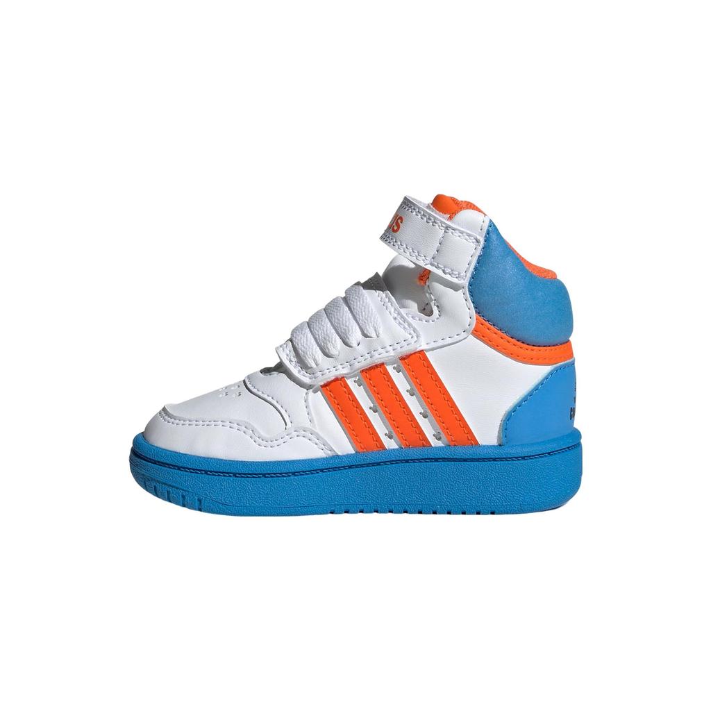 Disney X Adidas Hoops 3.0 Mid I Mickey Mouse Baby Sneakers White Cloud-White Impact-Orange GY6633