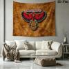 Atlanta Hawks Logo Wall Tapestry Aesthetic Wall Hanging Printed Fabric Blanket Decorative Tapestries for Bedroom Living Room Home Decor