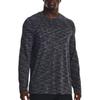 Under Armour Fitted Long Sleeve Crew Neck T-Shirt Men Tops Dark-Gray 1359873-012