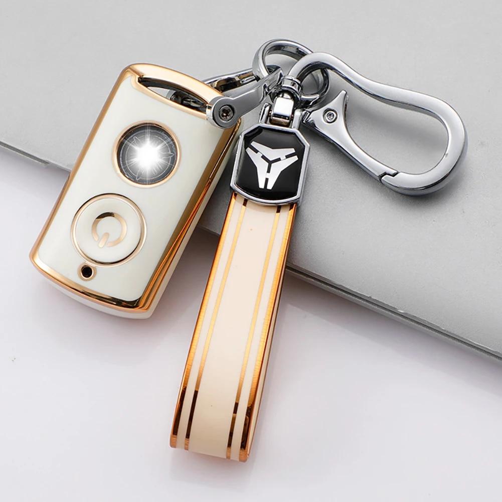 TPU Autoschlüsselgehäuse für Yamaha Nmax /2022 NVX NVX155 XMAX XMAX300 QBIX AEROX JAUNS 2018 Autozubehör