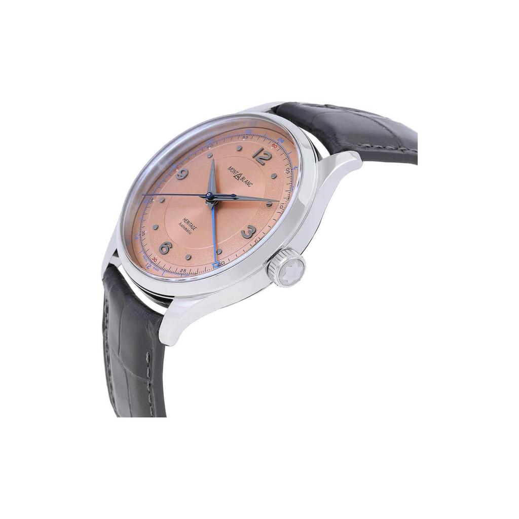 Montblanc Automatic Mechanical Movement 50m Water Resistant Watch 40mm Gold Dial Stainless Steel Case Crocodile Leather Strap Women Watches U0119950