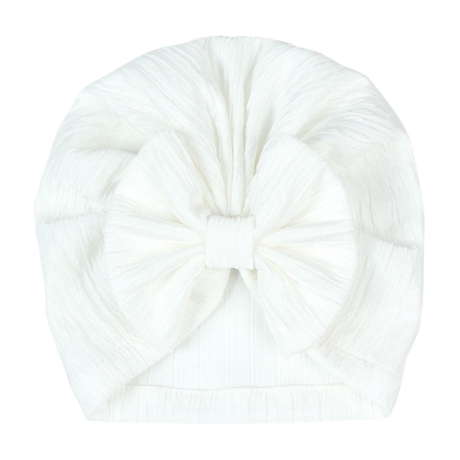 

Жаккардовая шапка с бантом от INS Baby: Шапка в индийском стиле с перламутровым блеском для младенцев, 8 цветов