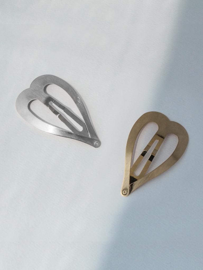 Postlude Metal Heart Hairpin (2 Colors)