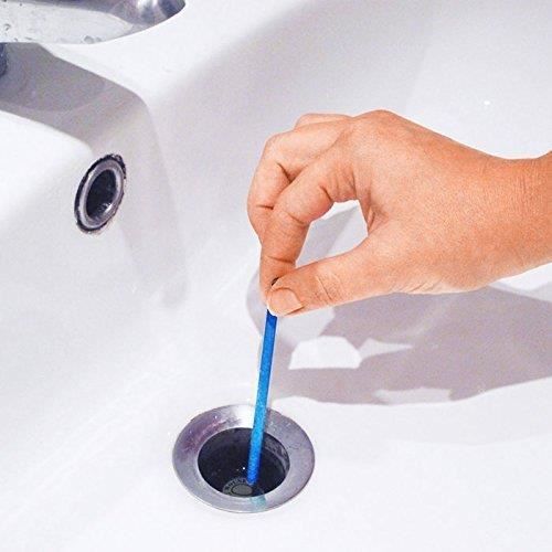 MARGUERAS 12 Drain Cleaning Sticks for Sink and Washbasin Deodorant Sani Sticks