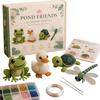 DIY 3D Tiere Perlenstickerei Set Tier Bastelset Süßer Vogel & Tier Perlen Bastelset für Handstickerei Basteldekoration
