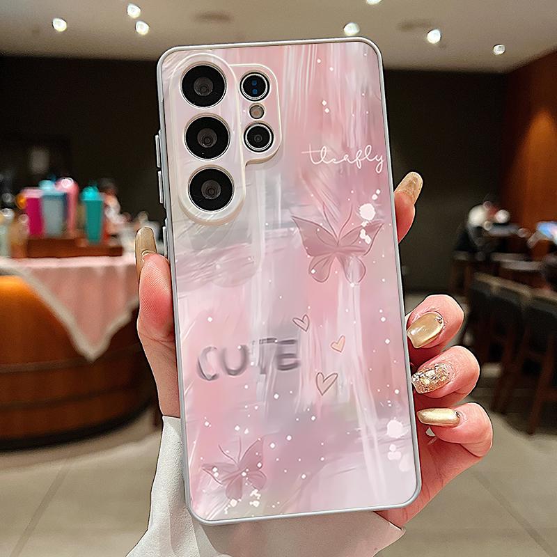 Magnetic For Magsafe Case For Samsung Galaxy S26 Ultra S25 Edge S24 Plus S23 FE S22 A17 A54 A55 A56 A57 5G Oil Painting Flowers Pattern Cover