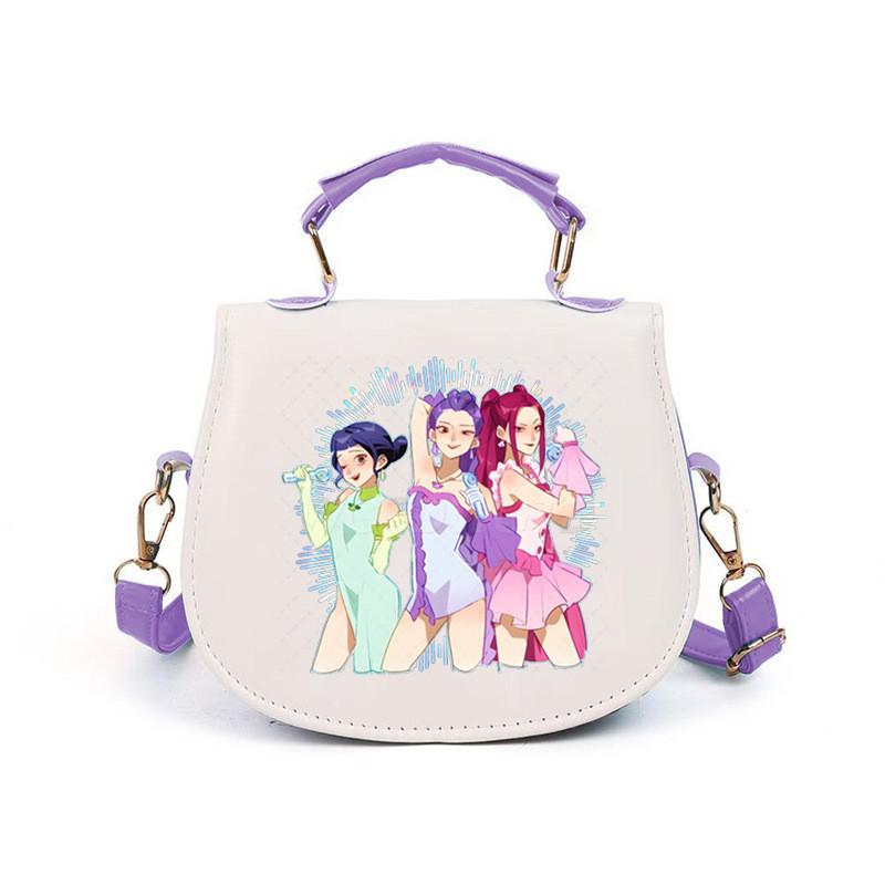 Mädchen Kpop Jäger Derpy Rumi Zoey Mira Bedruckte Schultaschen Kinder Freizeit Schultertaschen Crossbody Bags