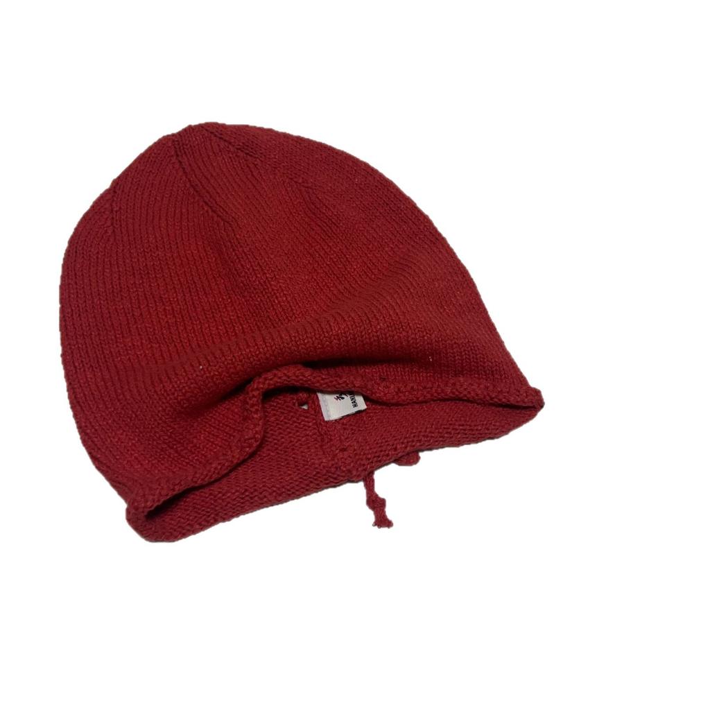 Autumn and winter new retro solid color headgear showing face small pile hat children's cold hat versatile knitted hat