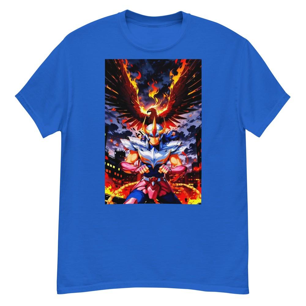 

Phoenix Ikki Saint Seiya T-Shirt, Anime Tee, Heavy Cotton Shirt, Phoenix Ikki 4XL
