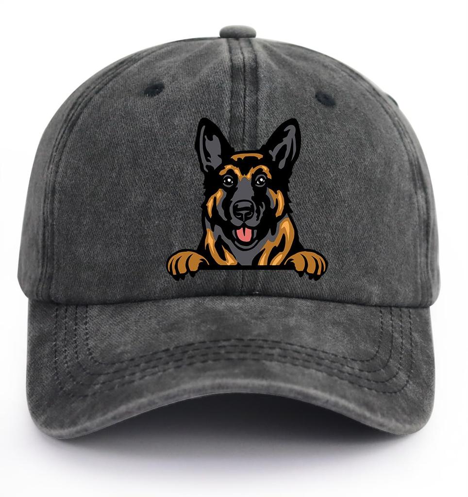 GerUnisex Shepherd Mom Hats Adjustable Printed Distressed Baseball Cap Christmas Decorations for Women Unisex