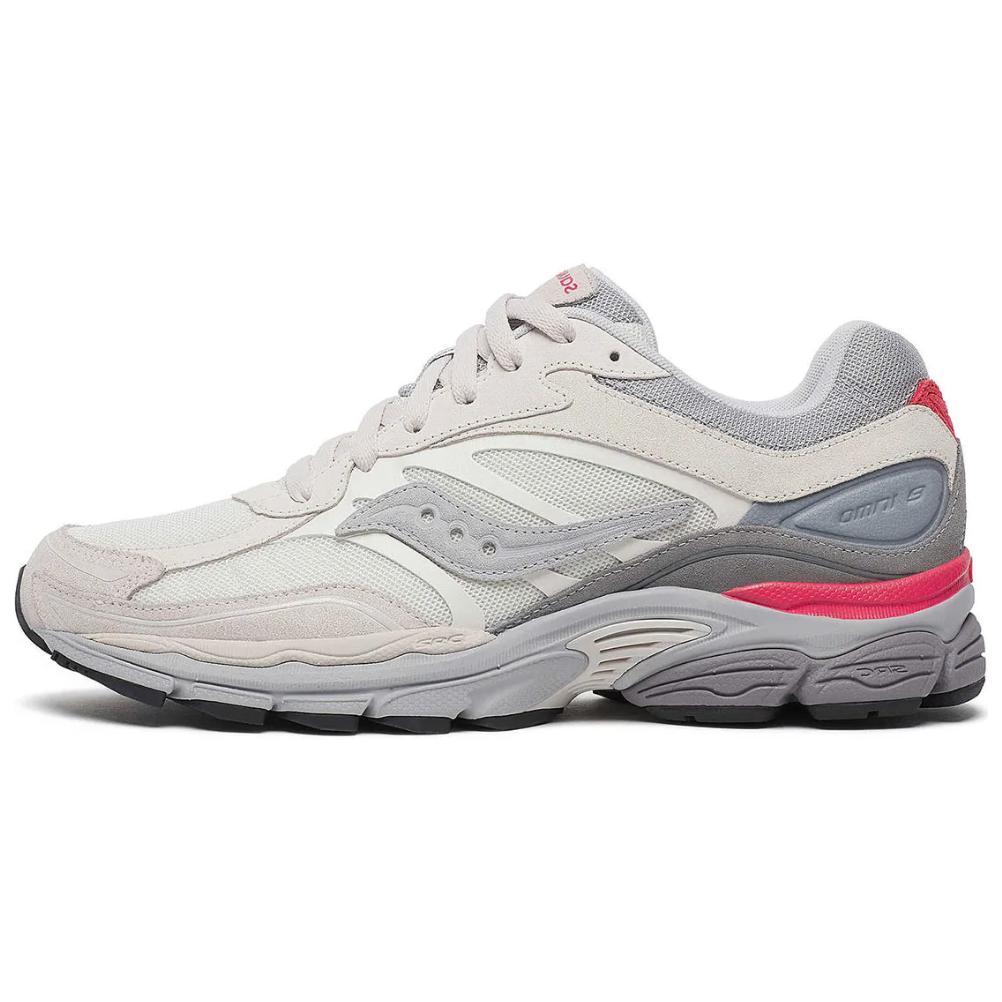 

Saucony ProGrid Omni 9 Premium Ivory Grey Unisex Sneakers Cream S70845-1 36