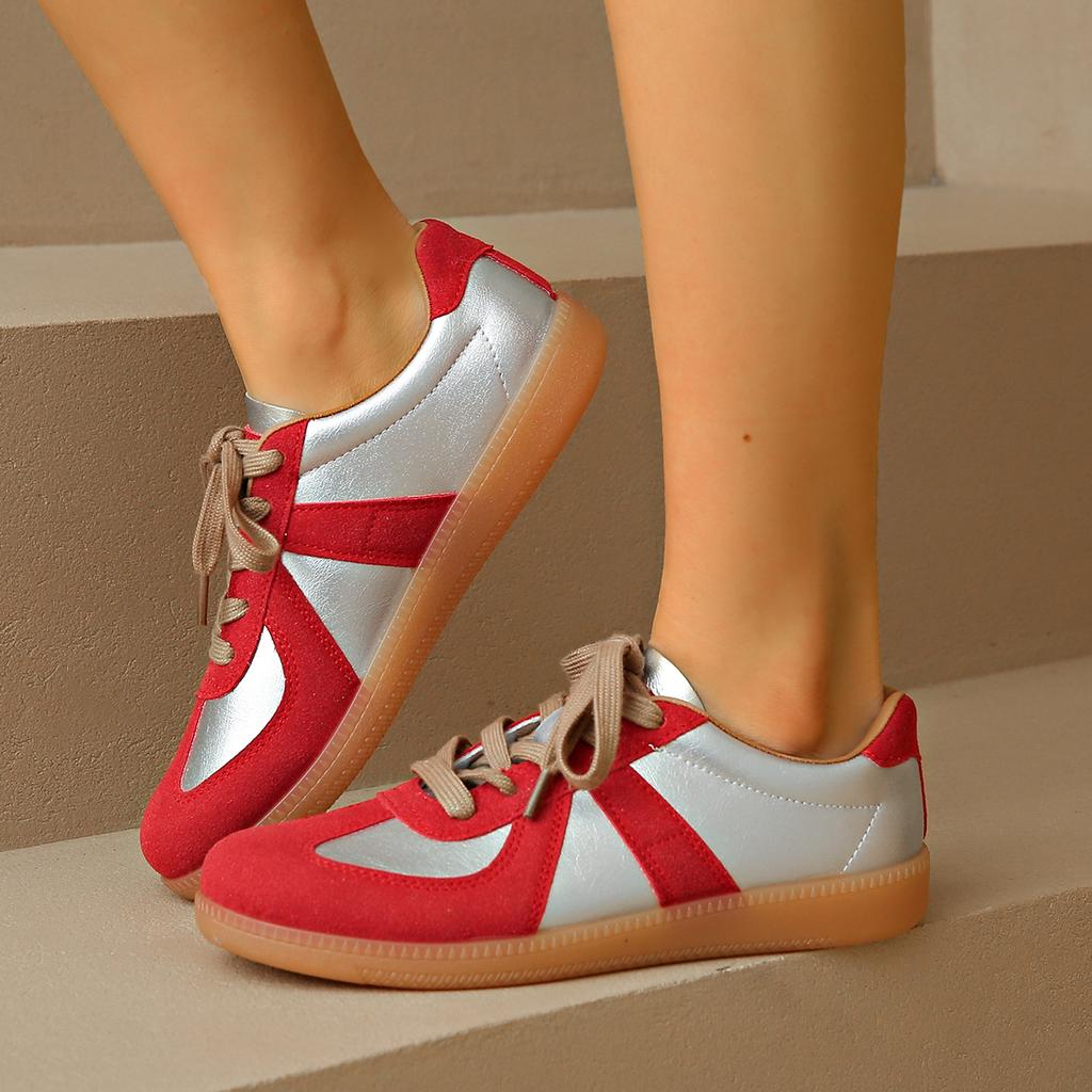 Fashion Women's Sneakers Ladies Moral Training Shoes 2024 New Casual Spring Flat Shoes Women Luxury Designer Shoes for Women