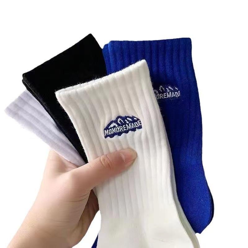 Thick Mid-Calf Sports Socks for Couples - Trendy Spring & Autumn Design