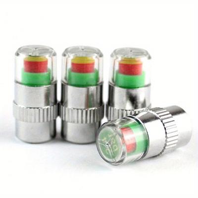 4ks Indikátor tlaku v pneumatikách automobilu Monitor alarmu Senzor uzávěru ventilu Detekce monitoru tlaku v pneumatikách