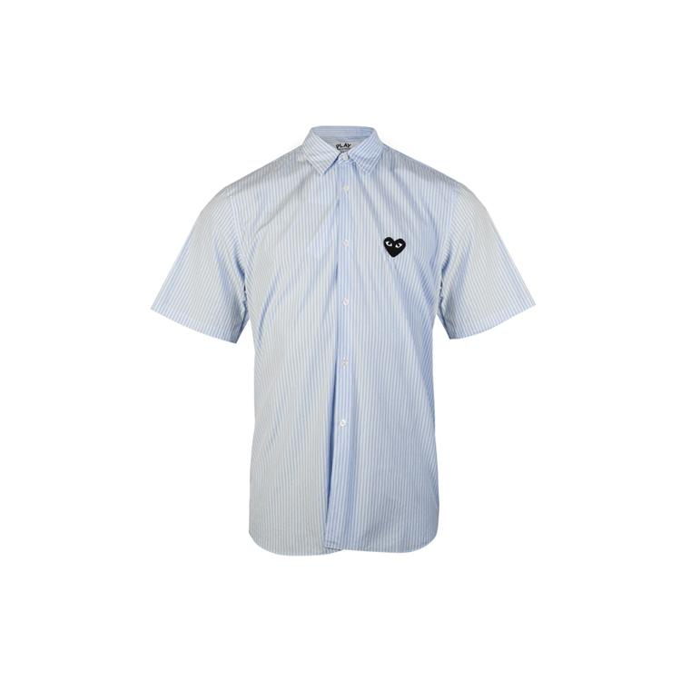 CDG Play Shirt Men's Light Blue AZ-B022-M