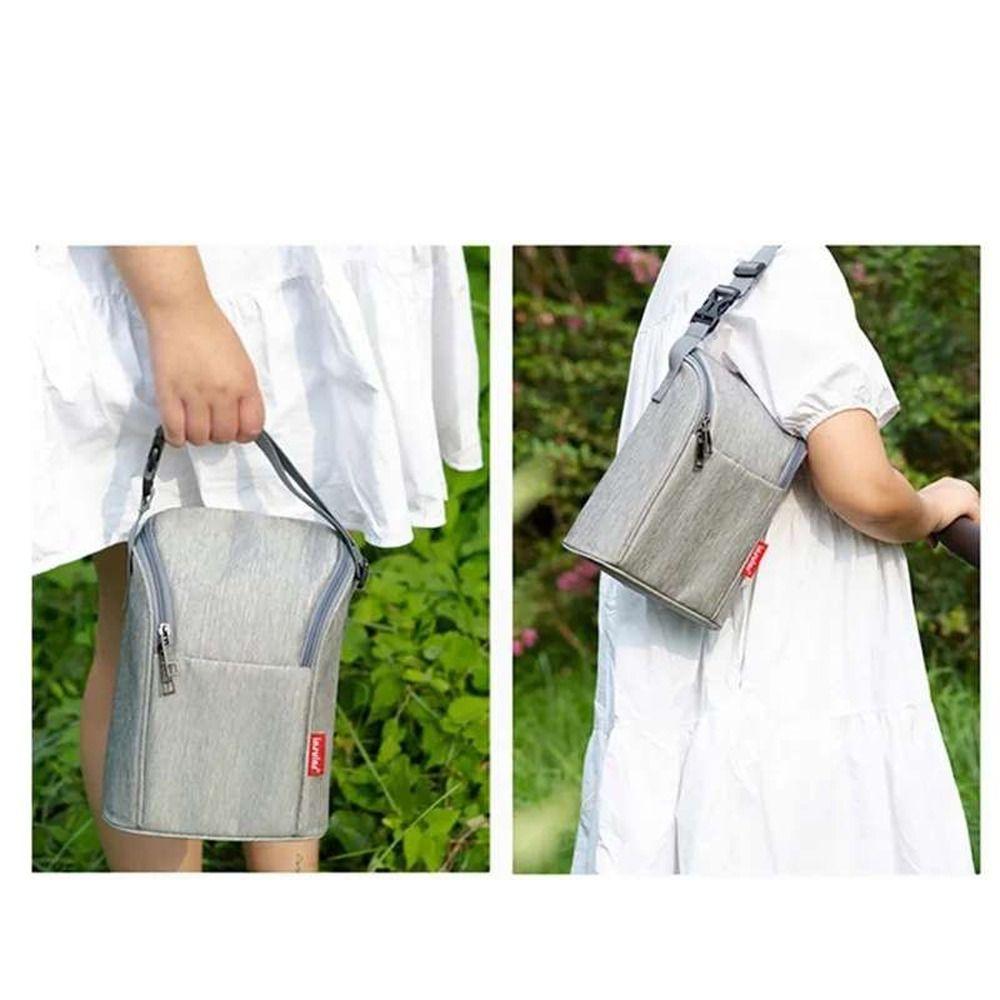 Heat Insulation Stroller Hanging Bag Baby Food Bag Feeding Bottle Bag Breast-milk Storage Bag