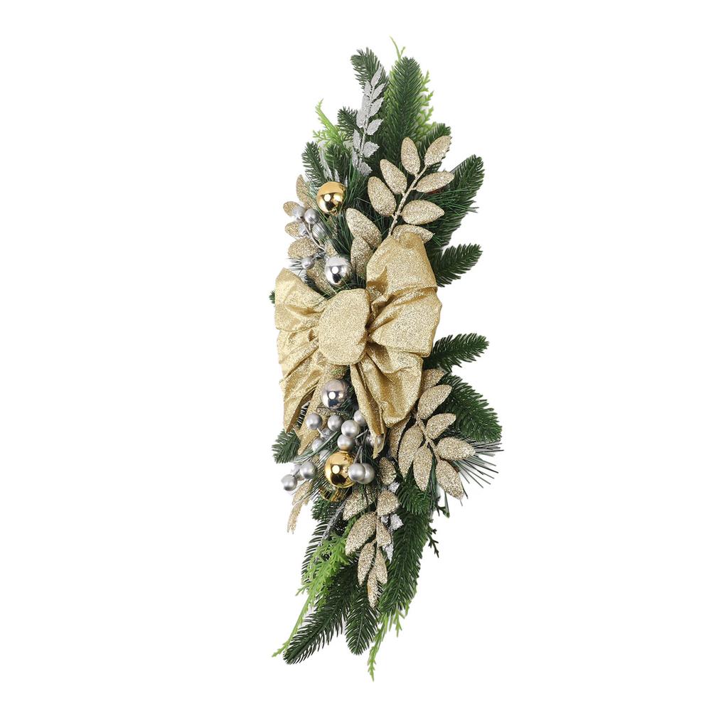 Christmas Staircase Decoration Cordless 60x30cm PVC Exquisite   Stairway   for Table Wall