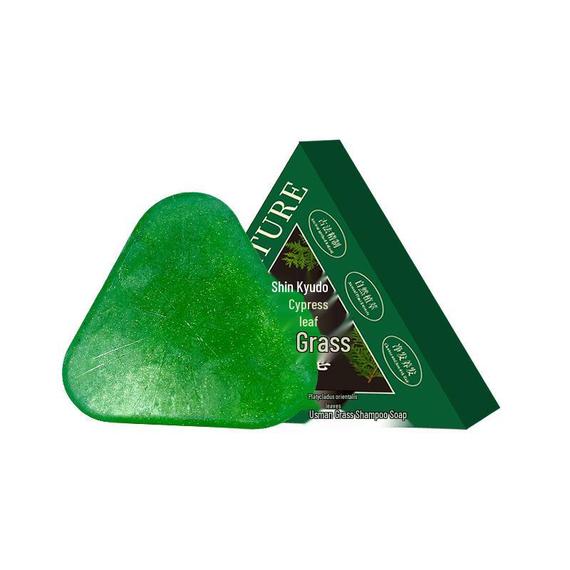 Usman Herbal Shampoo Soap: Cleanses Hair Roots, Oil Control, Scalp Care with Arborvitae Leaf & Polygonum Multiflorum