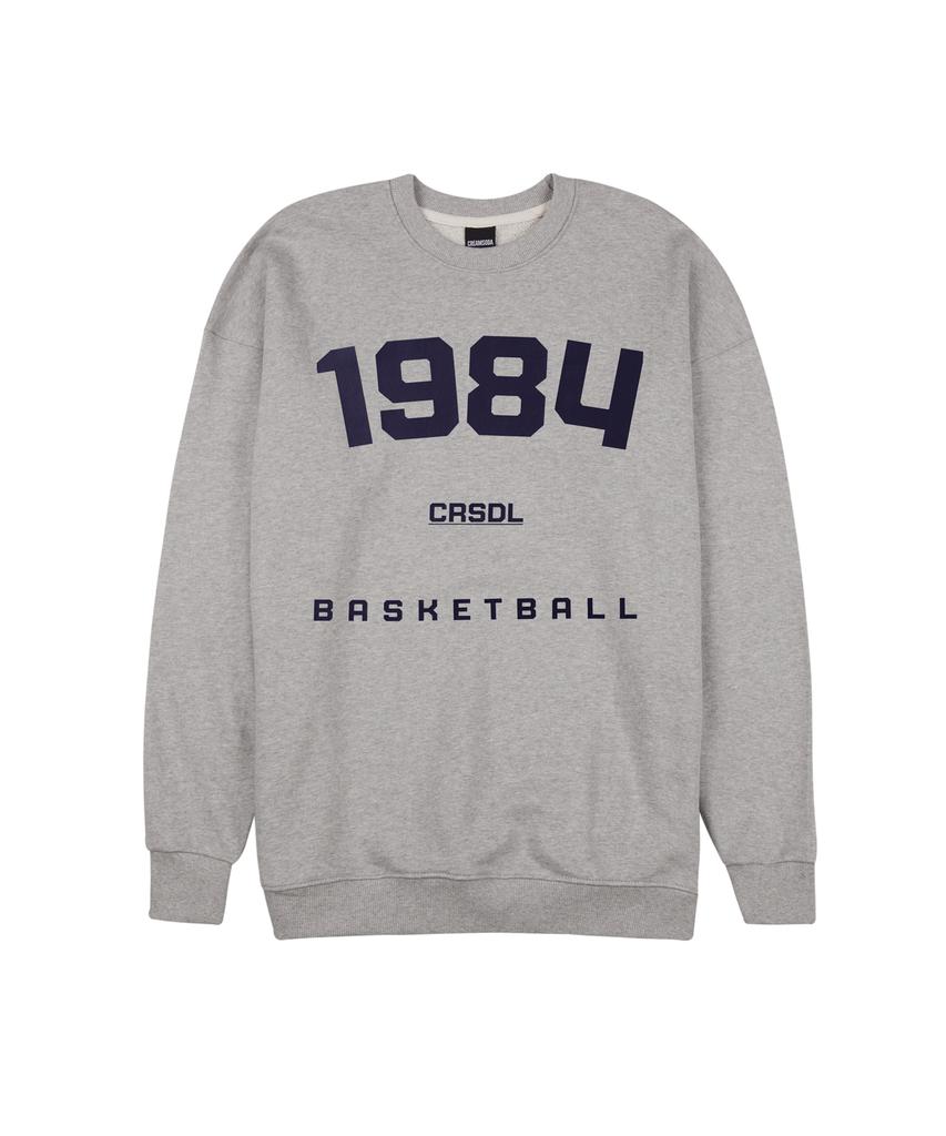 CREAM SODA LAB 1984 Basketball Sweatshirt Gray