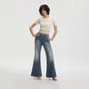 Lee Women's Mid-Blue Loose Flared Jeans