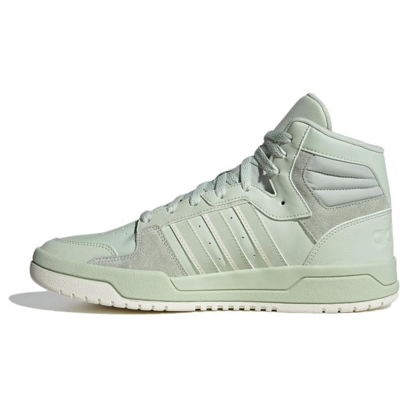

Adidas Neo Entrap Mid Top Skateboard Shoes Unisex White Green Sneakers ID6007 36